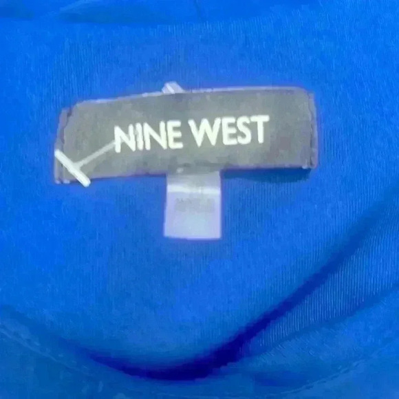 Nine West Capped Sleeve Ruched Dress size 10 - Picture 3 of 5